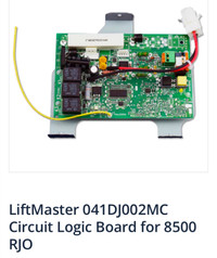 LiftMaster 041DJ002MC Circuit Logic Board for 8500 RJO For LiftM