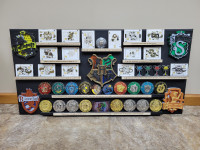 Harry Potter Challenge Coins and Coin Board