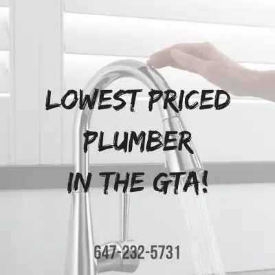 Plumbing ❗️ SameDay PLUMBER LOW RATE☎️647-232-5731 Leaky Faucet?, View more