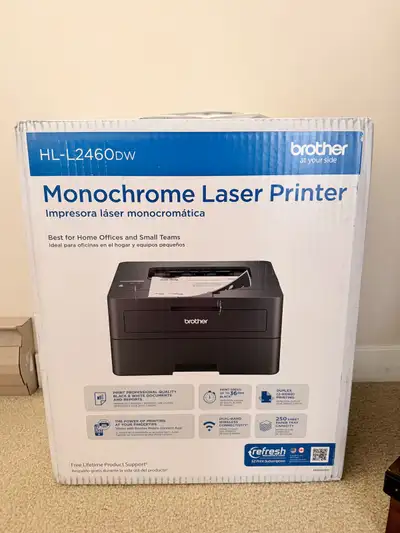 Brother - Monochrome laser printer , View more