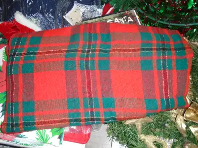 Tartan Tablecloth $15., View more
