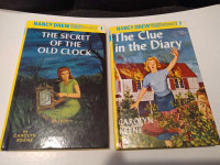 Nancy Drew books both for $7 both in excellent condition 