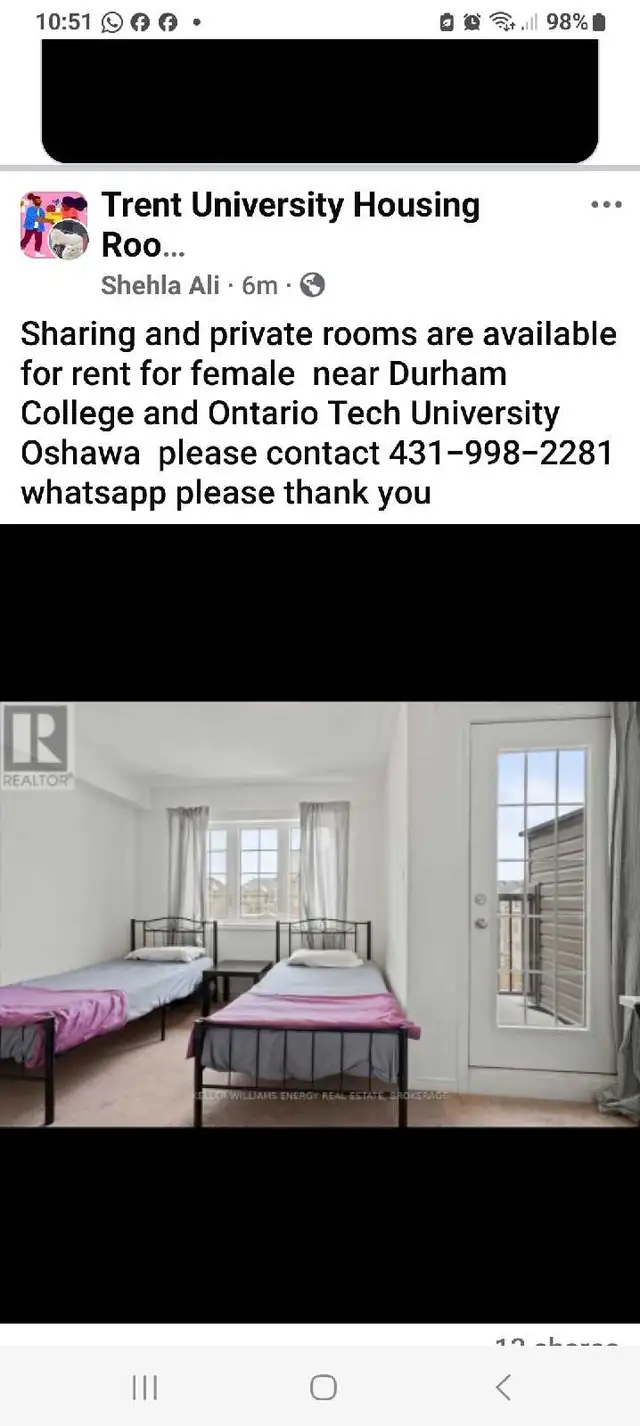 shared room  for female