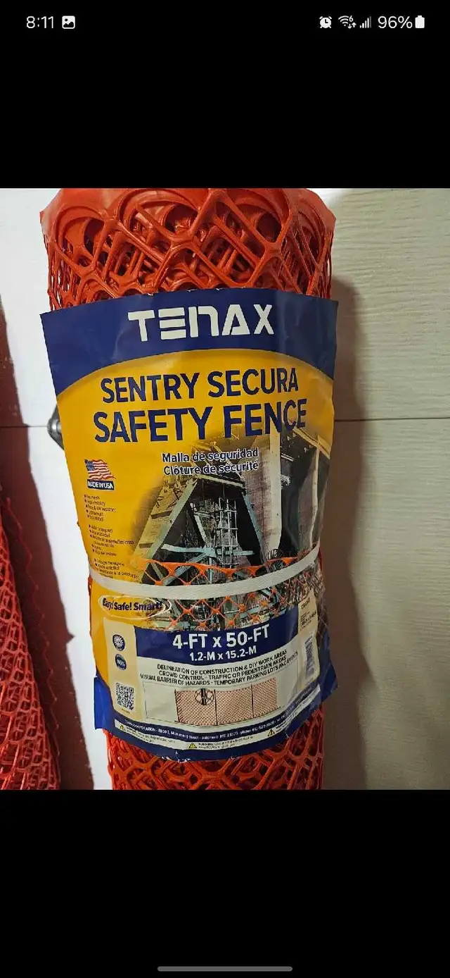 2 Sentry Secura Diamond Safety Fence bundles in Decks & Fences in Kamloops - Image 3