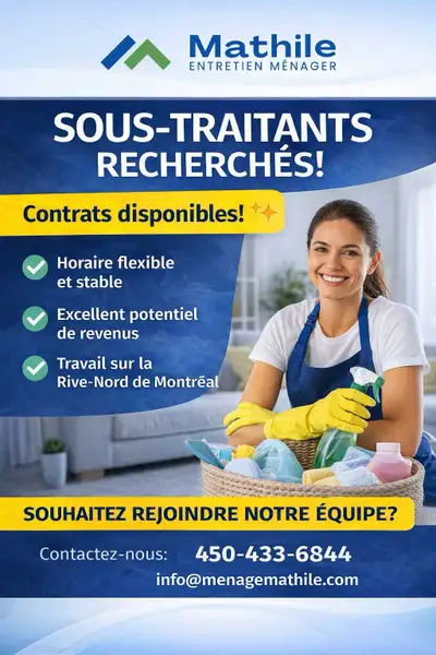 Contrat de sous traitants à donner, View more