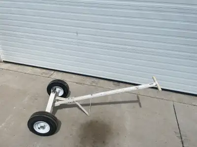 This is a used Garelick trailer dolly, perfect for moving your trailer with ease. It's in good worki...
