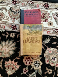 1909 Happy Hawkins, 1930 Hopalong Cassidy hardcovers