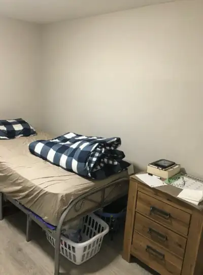 I have 1 Fully furnished private Room available for rent in a 3-bedroom basement apartment. I am loo...