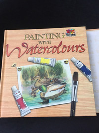 Watercolours How-to book and used paint