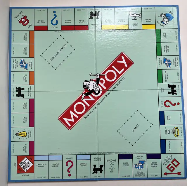 Monopoly Board Game (Ages 8 to Adult) in Toys & Games in Delta/Surrey/Langley - Image 3