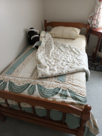 Single bed and frame