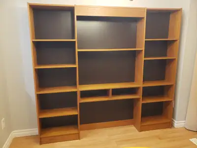 Danish Teak Wall Shelving Unit, View more