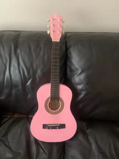 Robson Pink Acoustic Guitar, View more
