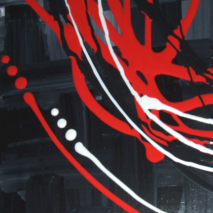 Chaotic Love 50"x30" Original Art Hand-Painted Abstract Painting in Home Décor & Accents in Saskatoon - Image 7