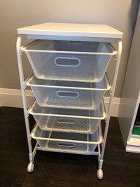 IKEA Algot Wire Drawers System on Wheels