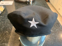 Vintage Che Guevara Army Star Beret Cap with Silver Embroidered