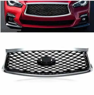 New! Infiniti Q50 Bumper Upper Grille Mesh Chrome 18 - 20 *Niagara Region* New in the box