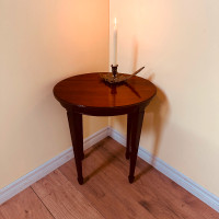 Rare Vintage Gibbard Solid Cherry Oval Side Table