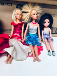 2 Barbie dolls and a Moxie Girlz (Price for all 3)
