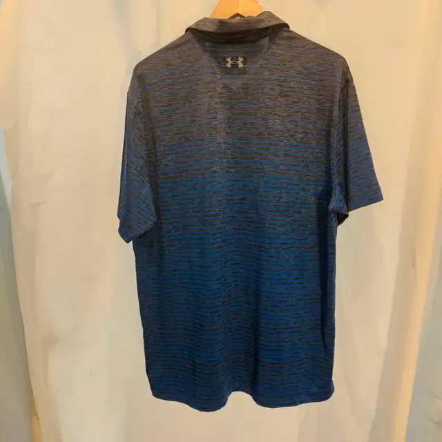 Under Armour Heat Gear Polo Shirt Men’s Size XL Blue  in Men's in Kitchener / Waterloo - Image 5