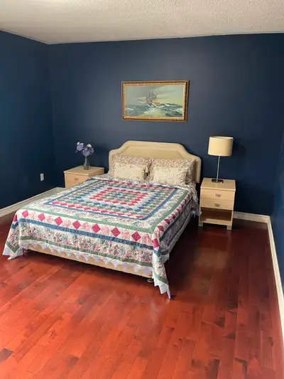 Fully furnished room on the upper floor
