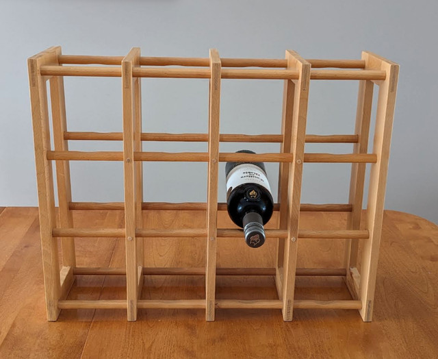 Wine Rack- holds 12 bottles in Storage & Organization in Fredericton - Image 2