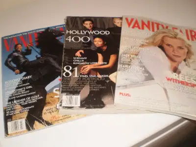 Vanity Fair 1999 - The Hollywood Issue - $25- - 1999 - Will Smith - $25- - 2002 - Reese Witherspoon...
