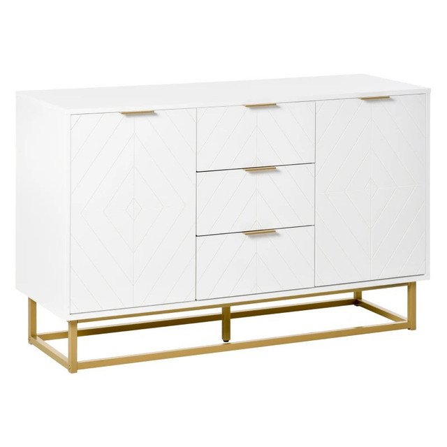  3-Drawer Sideboard, Contemporary Buffet Cabinet with 2 Door Cab in Hutches & Display Cabinets in Markham / York Region - Image 3