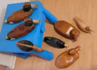 Vintage Wooden Decorative Decoy Ducks