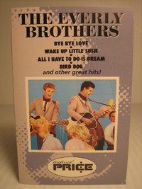 THE EVERLY BROTHERS - ALL TIME GREATEST HITS CASSETTE TAPE