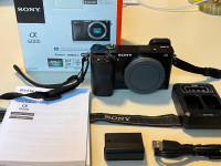 Sony Alpha A6000 24.3MP Black Mirrorless Digital Camera Body ILC