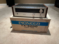 Pioneer TX-6200 Tuner Original with Wood Panels