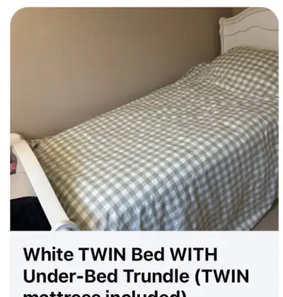 Twin Bed with trundle, View more