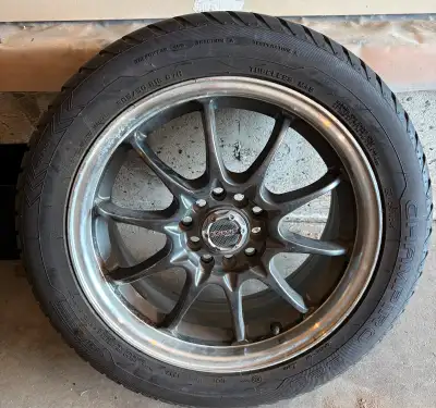 4x GT Radial Champiro 328 summer tires with Drag rims. Great condition.