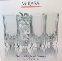 Mikasa  Highball Set of 4, Glass