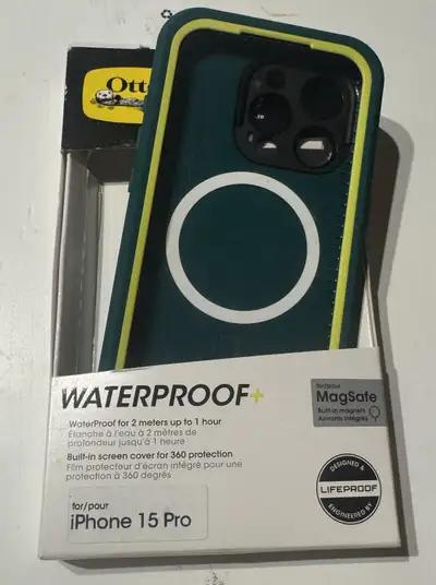 Otter fre Megasafe IPhone 15Pro waterproof case, View more