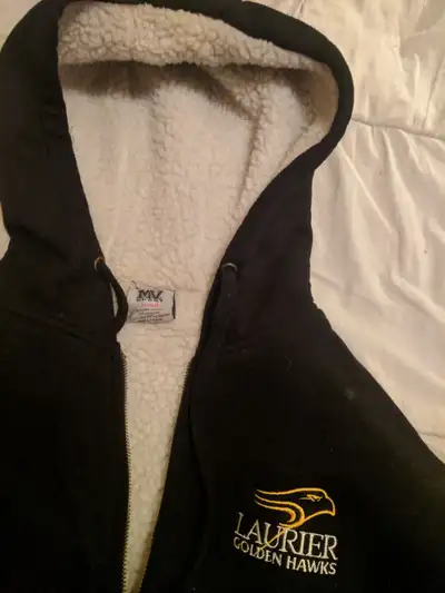 Black warm hoodie with fleece inside.First good offer can come pick it up.$25obo