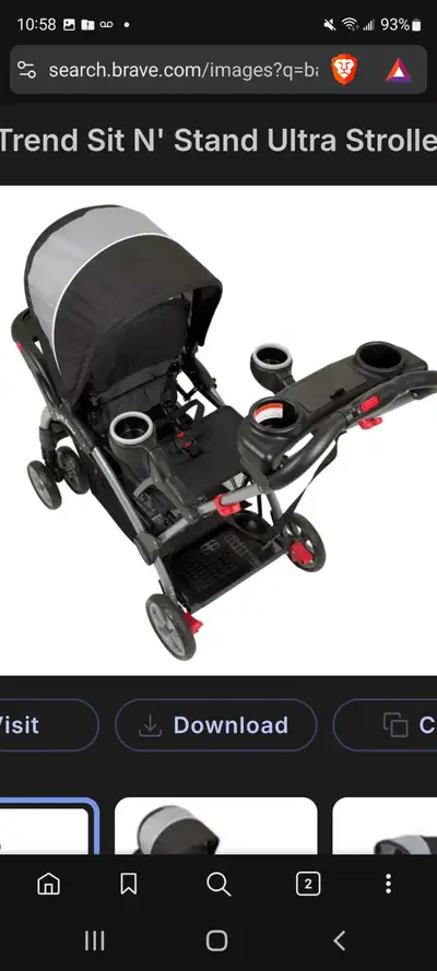 Baby and Toddler, 2 person stroller., View more