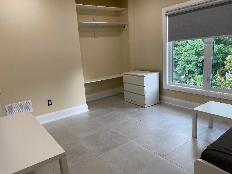 New furnished bedroom with private bathroom/North York subway Short