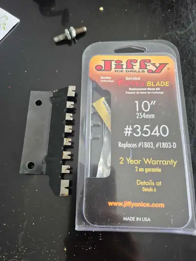 Ice fishing blade, View more