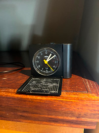 Vintage Braun Travel Clock Dieter Rams