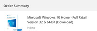 MS Windows 10 Home Retail 