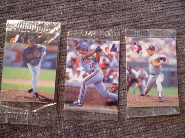1993 Humpty Dumpty Chips MLB baseball cards x 3 Nolan Ryan + 2 in Arts & Collectibles in Peterborough