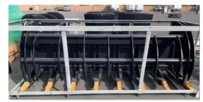 Industrial 78" Skid Steer Root Rake, View more