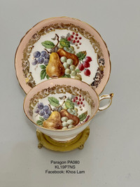 Hard to find orchard Paragon tea cup and saucer 