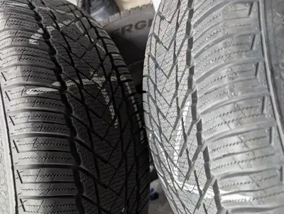 Selling a set of 4 Lanvigator Wintergrip HP 215/70R16 winter tires on rims that were installed on ou...