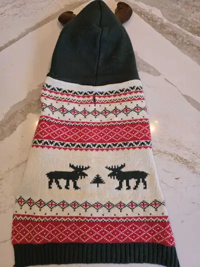 Reduced Holiday Dog Sweater Large up to 50lbs , View more