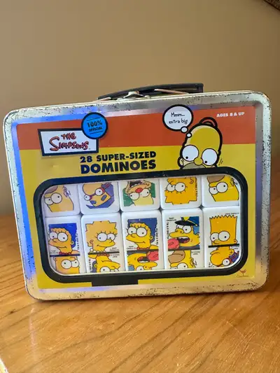 Vintage 2002 The Simpsons Super-Sized Dominoes set in a themed , View more
