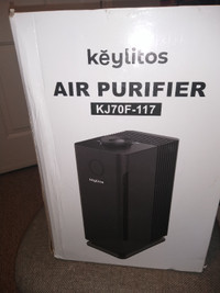 Air Purifier Black Corded Electric Dust & Pollutants