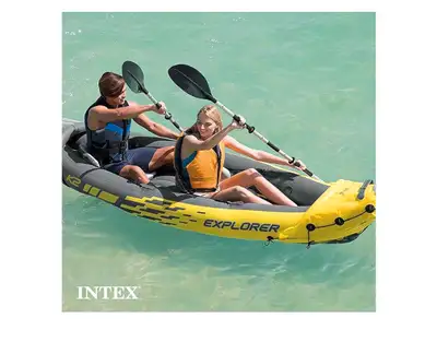 I'm selling a brand new INTEX Explorer K2 Kayak, a perfect two-person inflatable kayak designed for...
